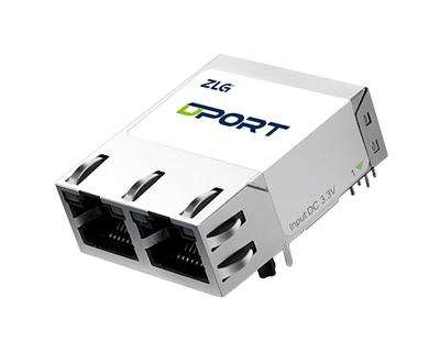 Integrated dual-channel Ethernet passthrough module DPort-MM