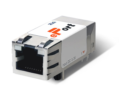 Integrated RJ45 socket
